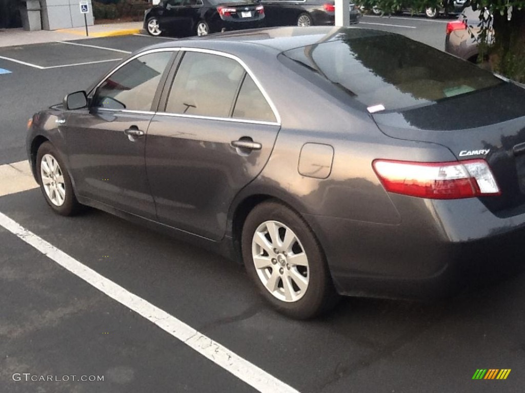 2009 Camry Hybrid - Magnetic Gray Metallic / Bisque photo #4