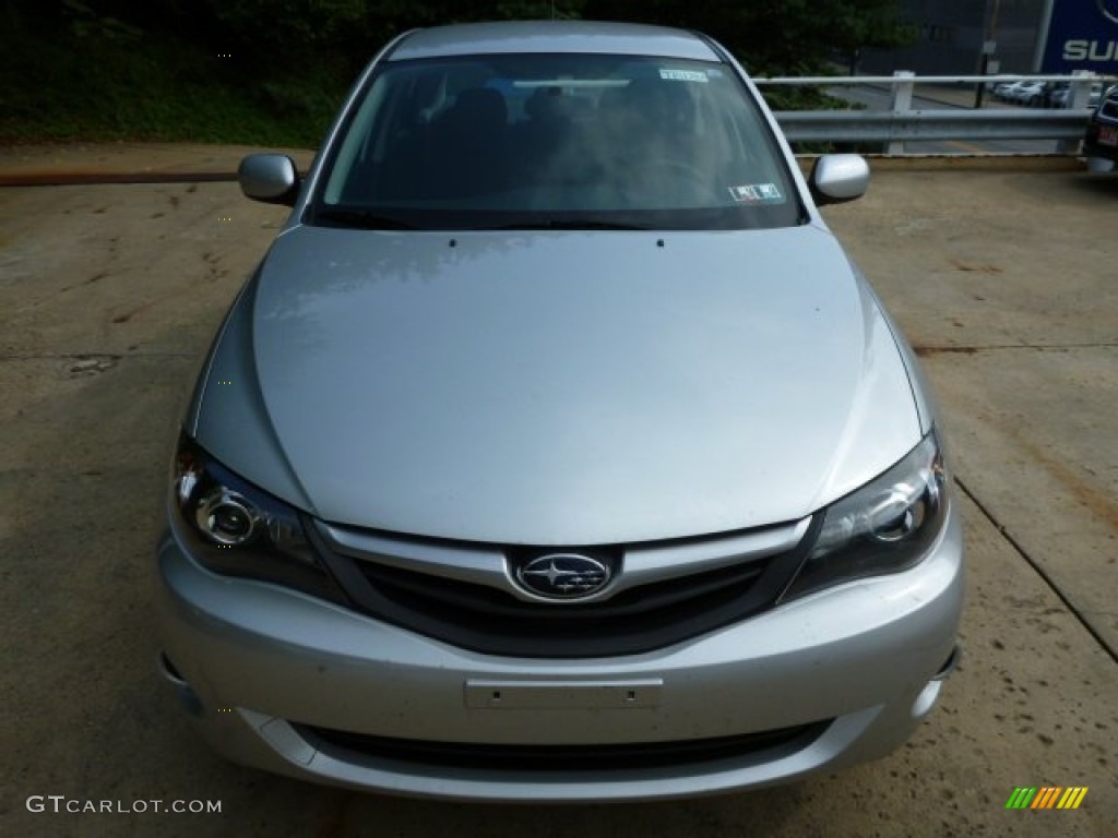 2010 Impreza 2.5i Sedan - Spark Silver Metallic / Carbon Black photo #7