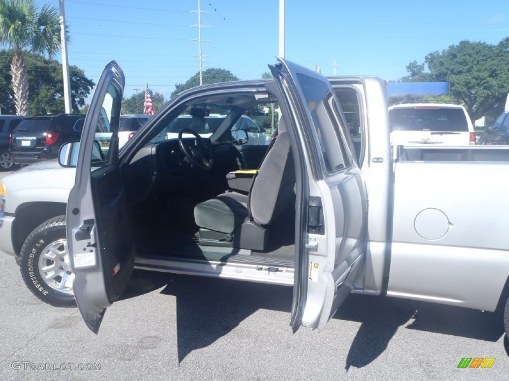 2005 Sierra 1500 SLE Extended Cab 4x4 - Silver Birch Metallic / Dark Pewter photo #24