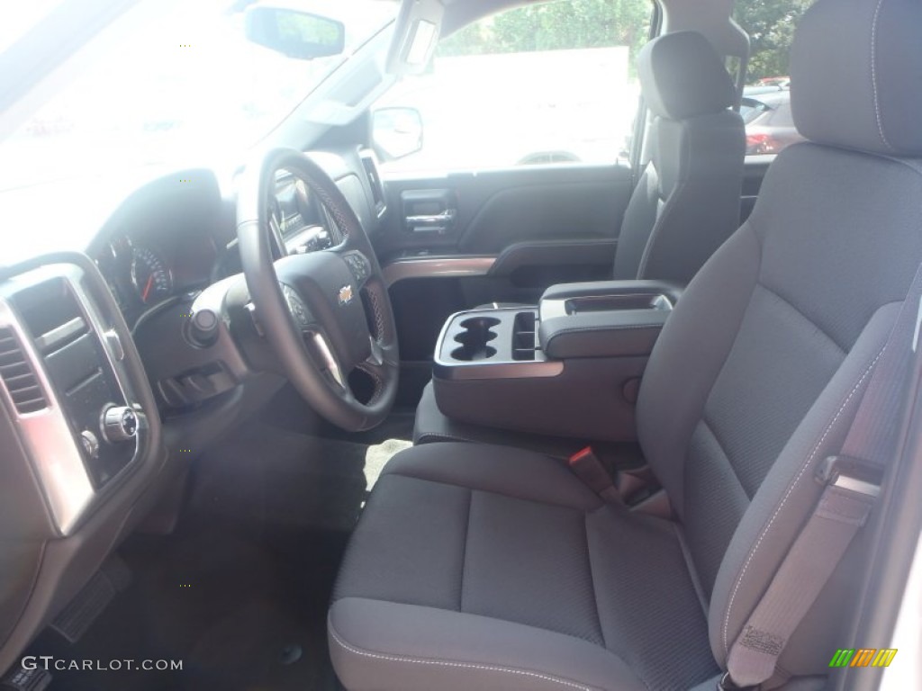 2014 Silverado 1500 LT Double Cab - Silver Ice Metallic / Jet Black photo #10