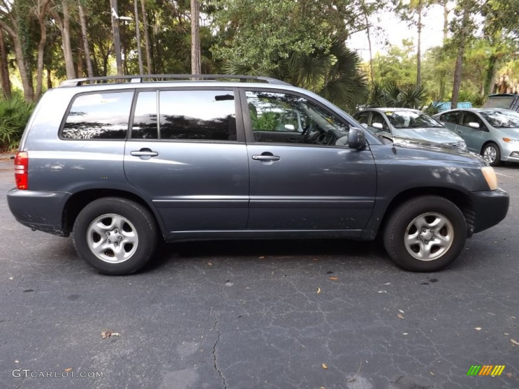 Bluestone Metallic 2003 Toyota Highlander V6 Exterior Photo #85257900