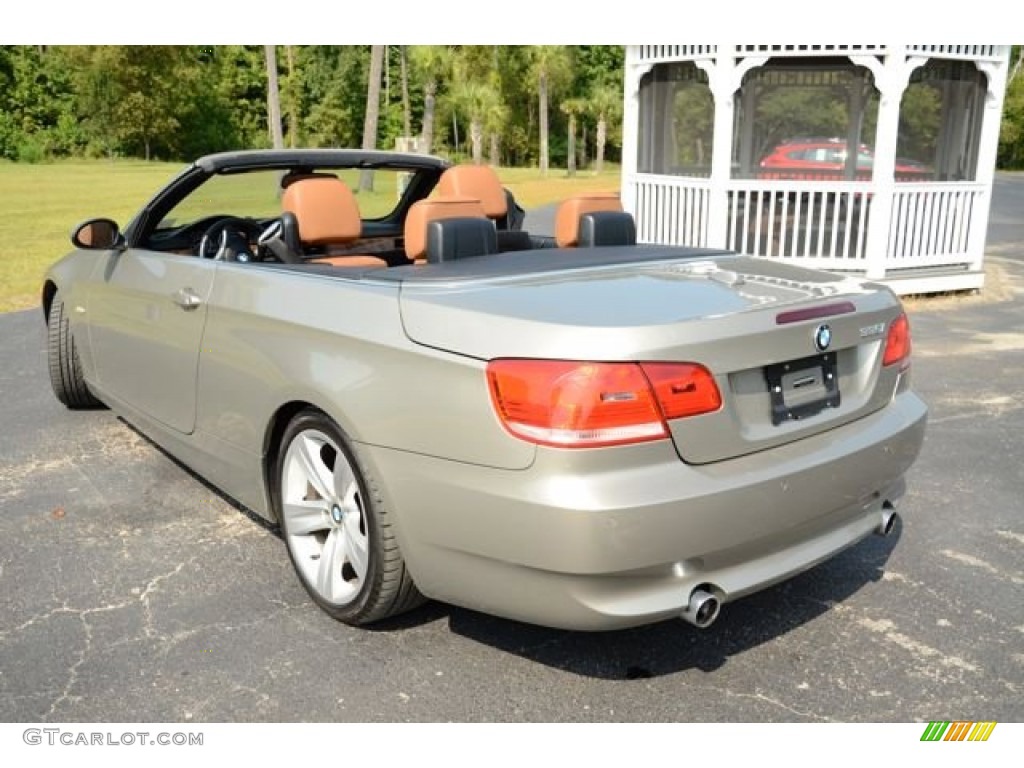 2008 3 Series 335i Convertible - Platinum Bronze Metallic / Saddle Brown/Black photo #7