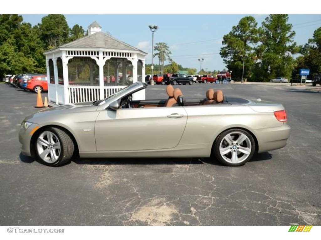 2008 3 Series 335i Convertible - Platinum Bronze Metallic / Saddle Brown/Black photo #8