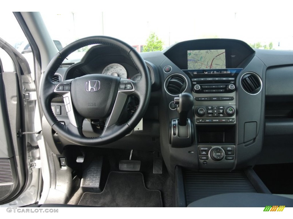 2012 Honda Pilot EX-L 4WD Black Dashboard Photo #85260416