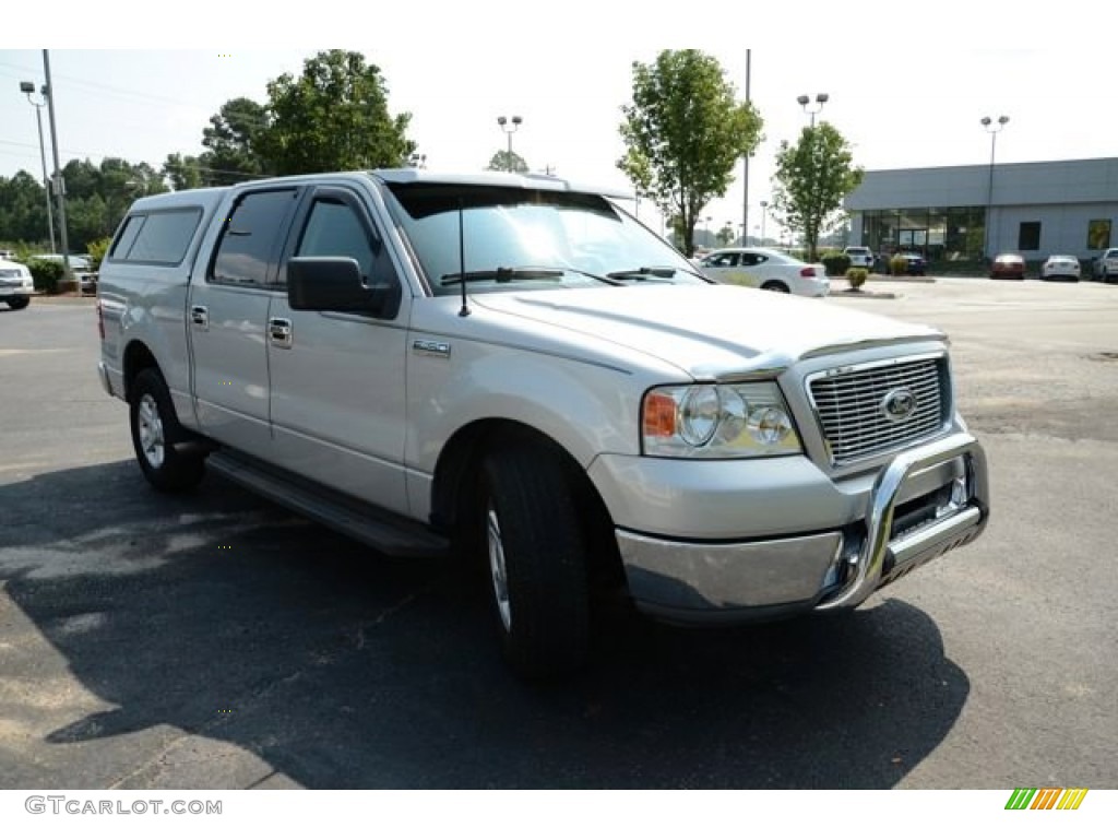 2004 F150 XLT SuperCrew - Silver Metallic / Dark Flint photo #3