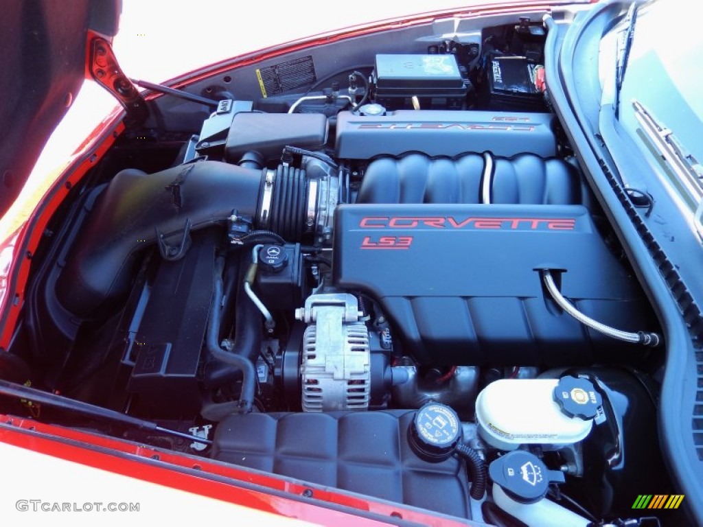 2008 Chevrolet Corvette Coupe 6.2 Liter OHV 16-Valve LS3 V8 Engine Photo #85261344