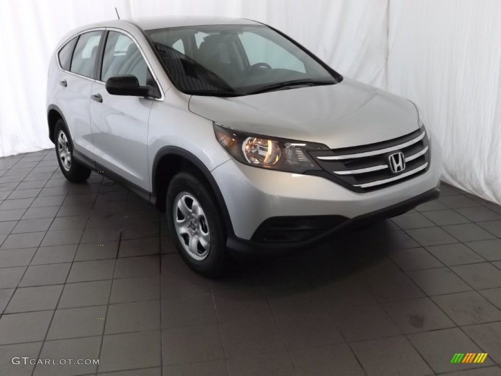 2014 CR-V LX - Alabaster Silver Metallic / Gray photo #1