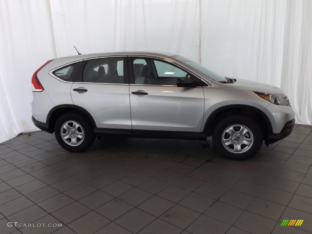 2014 CR-V LX - Alabaster Silver Metallic / Gray photo #5