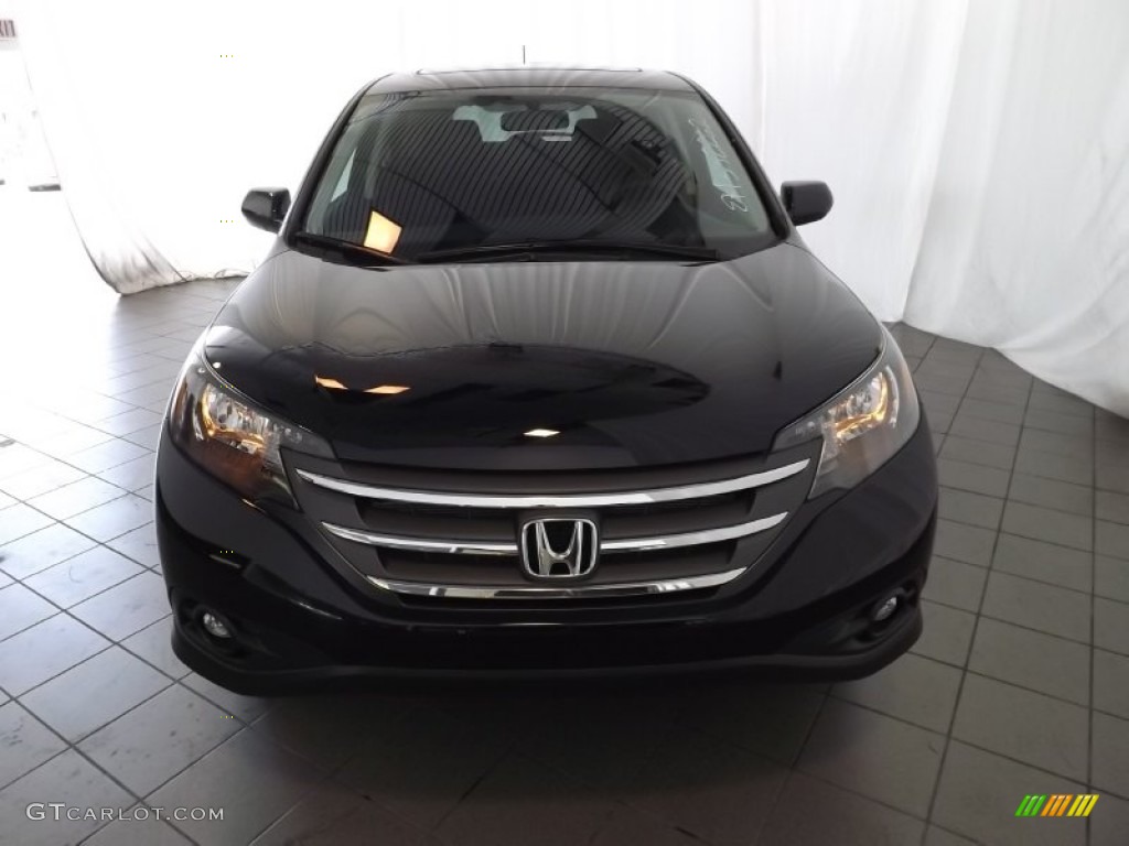 2014 CR-V EX - Crystal Black Pearl / Black photo #2
