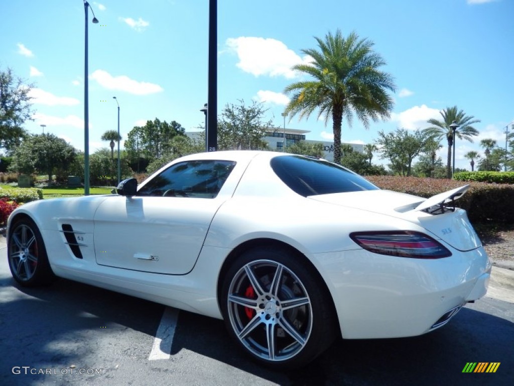 designo Mystic White 2012 Mercedes-Benz SLS AMG Exterior Photo #85263048