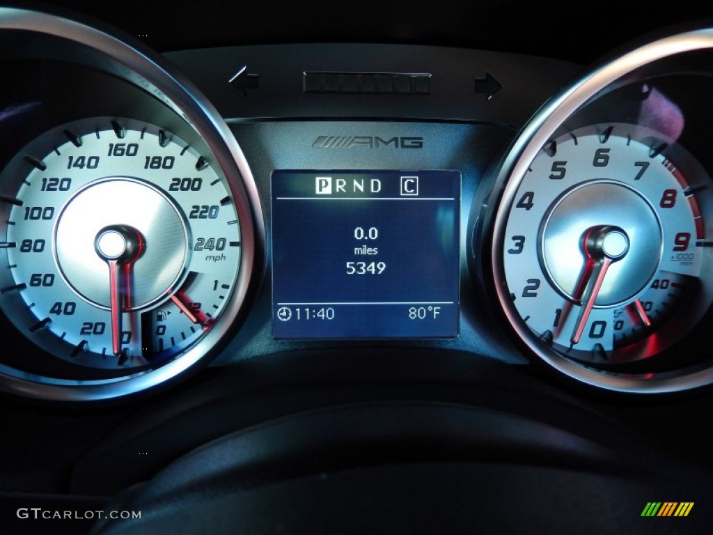 2012 Mercedes-Benz SLS AMG Gauges Photo #85263389