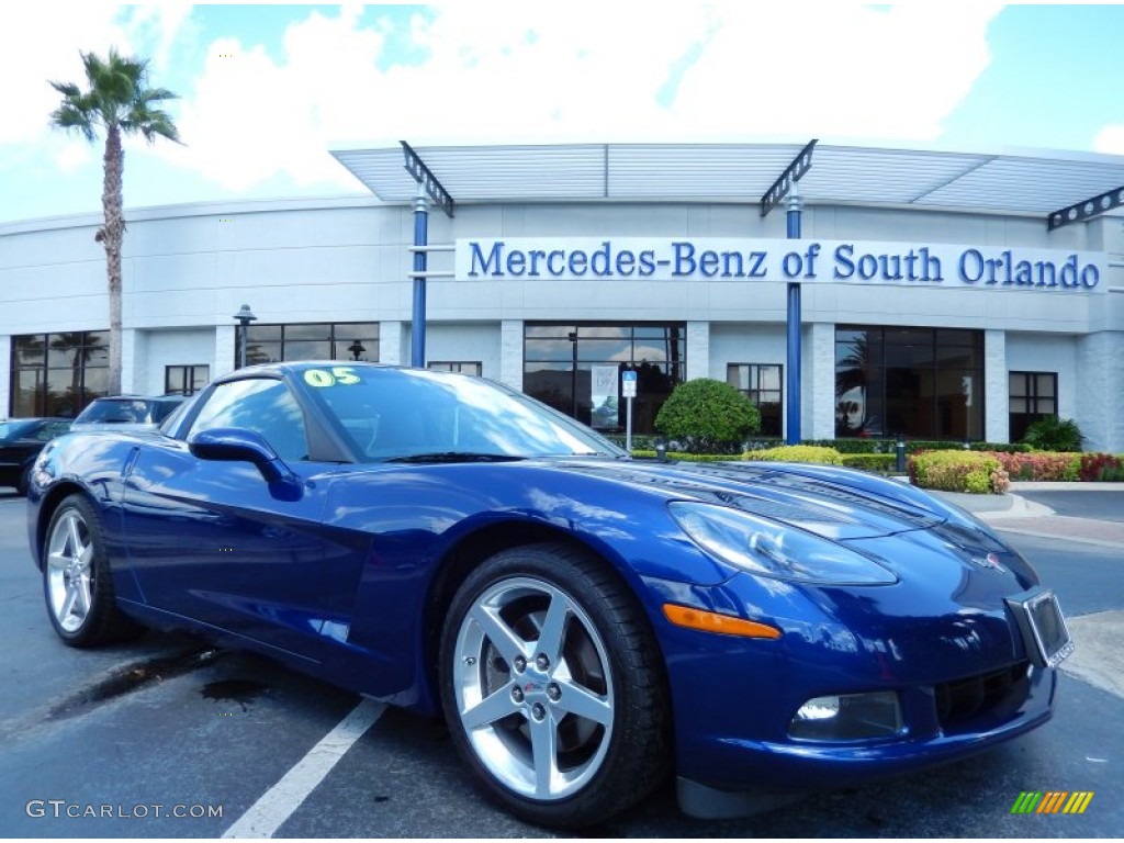 2005 Corvette Coupe - LeMans Blue Metallic / Ebony photo #1