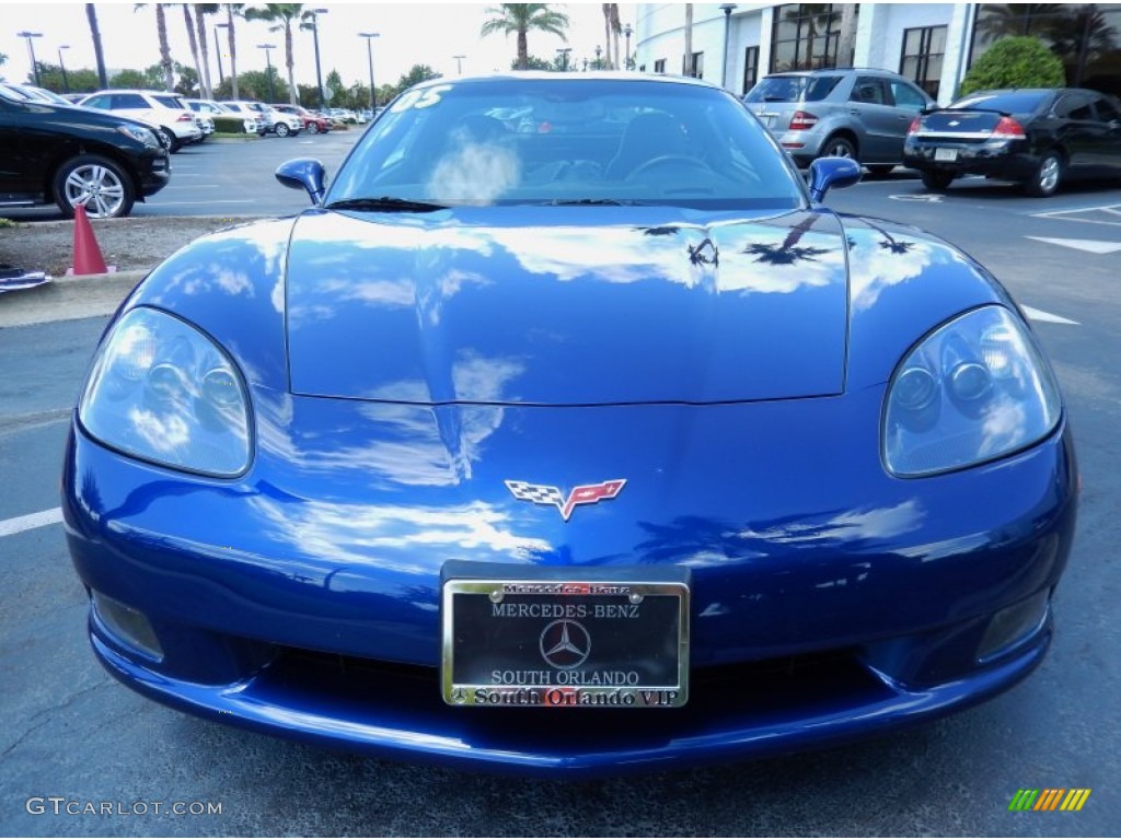 2005 Corvette Coupe - LeMans Blue Metallic / Ebony photo #2