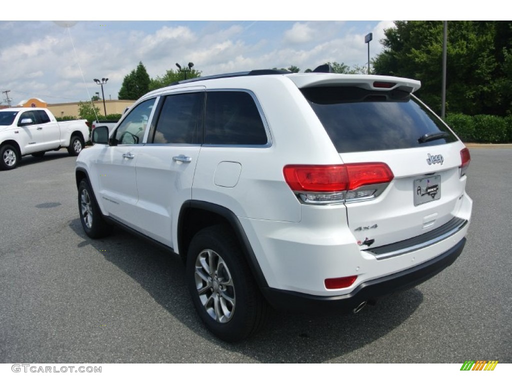 2014 Grand Cherokee Limited 4x4 - Bright White / New Zealand Black/Light Frost photo #4