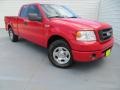 2008 Bright Red Ford F150 STX SuperCab  photo #2