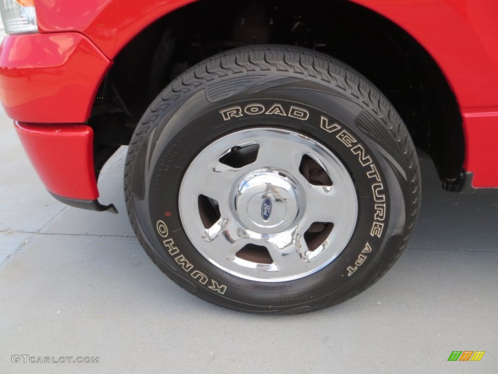 2008 F150 STX SuperCab - Bright Red / Medium/Dark Flint photo #12