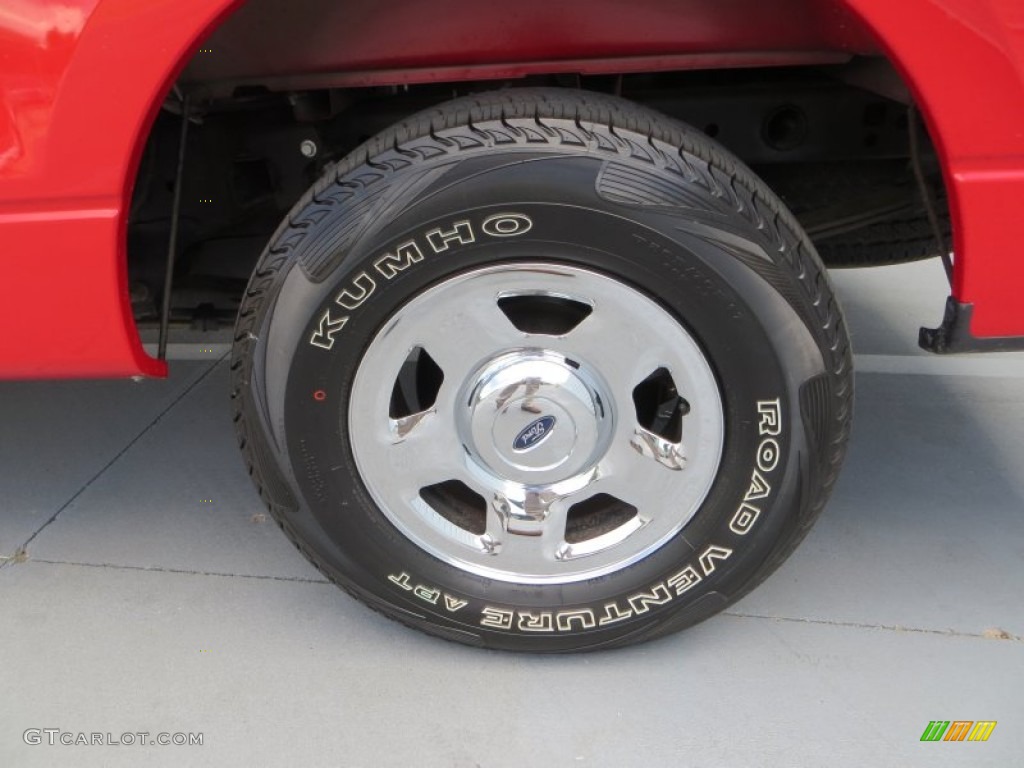 2008 F150 STX SuperCab - Bright Red / Medium/Dark Flint photo #13