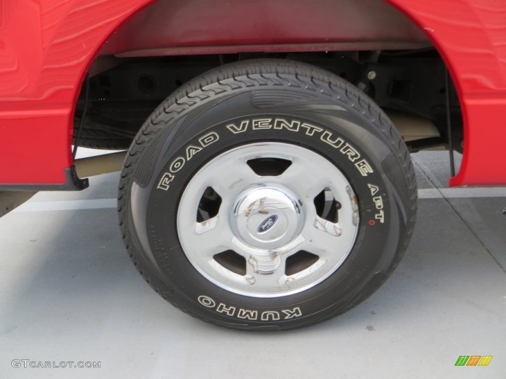 2008 F150 STX SuperCab - Bright Red / Medium/Dark Flint photo #14