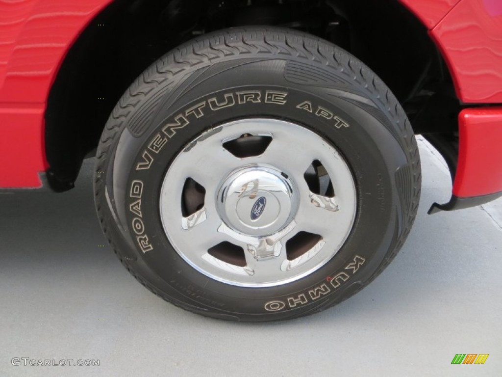2008 F150 STX SuperCab - Bright Red / Medium/Dark Flint photo #15