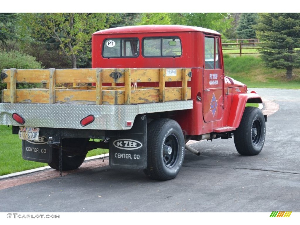 Freeborn Red 1964 Toyota Land Cruiser FJ45 Pickup Truck Exterior Photo #85270106