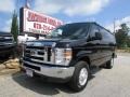 Black 2012 Ford E Series Van E350 XL Extended Passenger