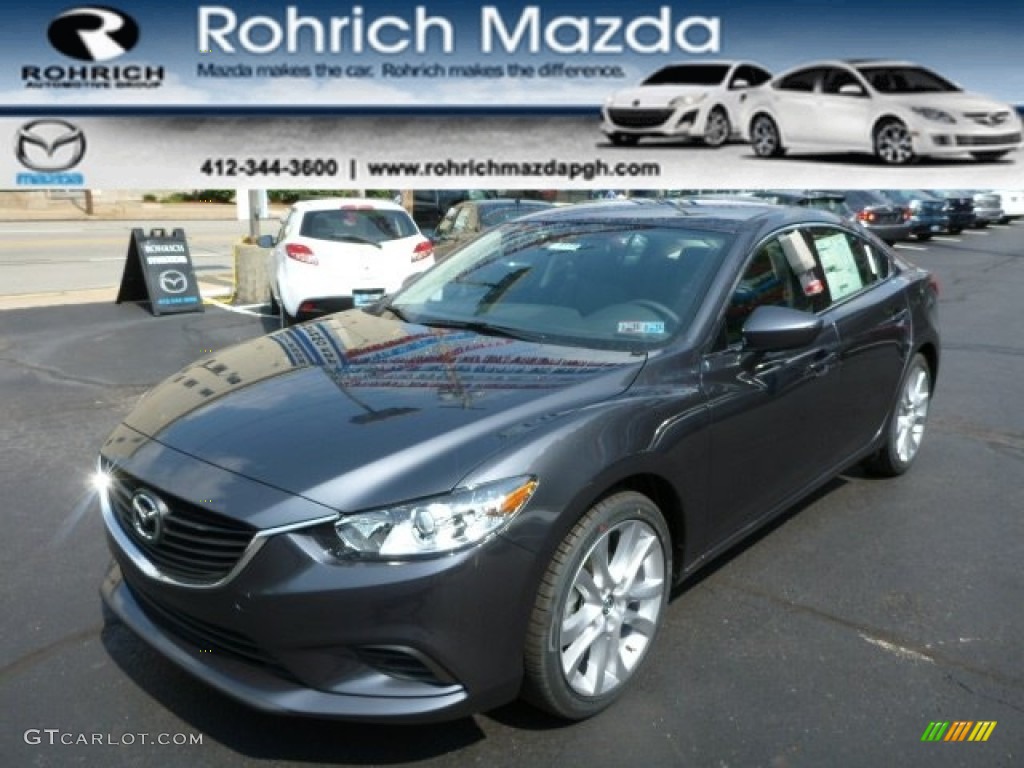 2014 MAZDA6 Touring - Meteor Gray Mica / Black photo #1