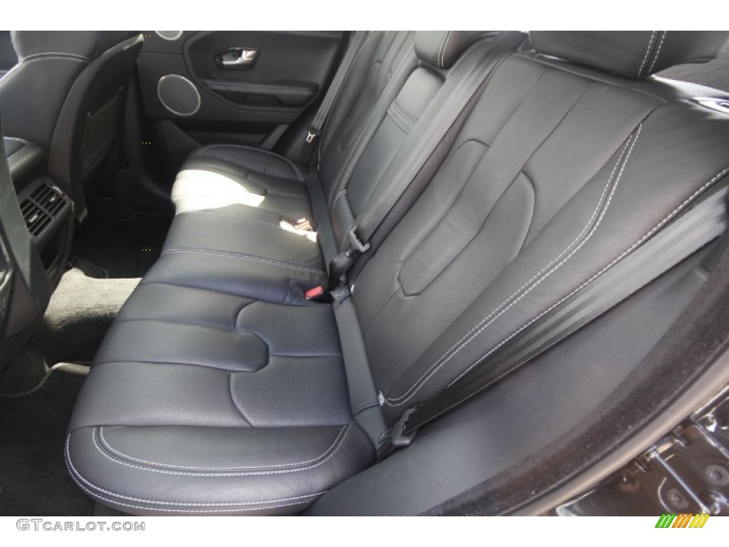 2012 Land Rover Range Rover Evoque Dynamic Rear Seat Photo #85271246