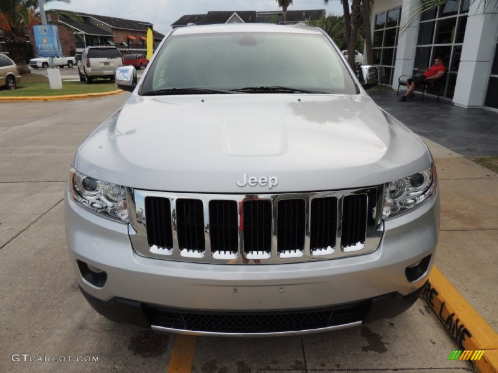 2013 Grand Cherokee Limited - Bright Silver Metallic / Black photo #2