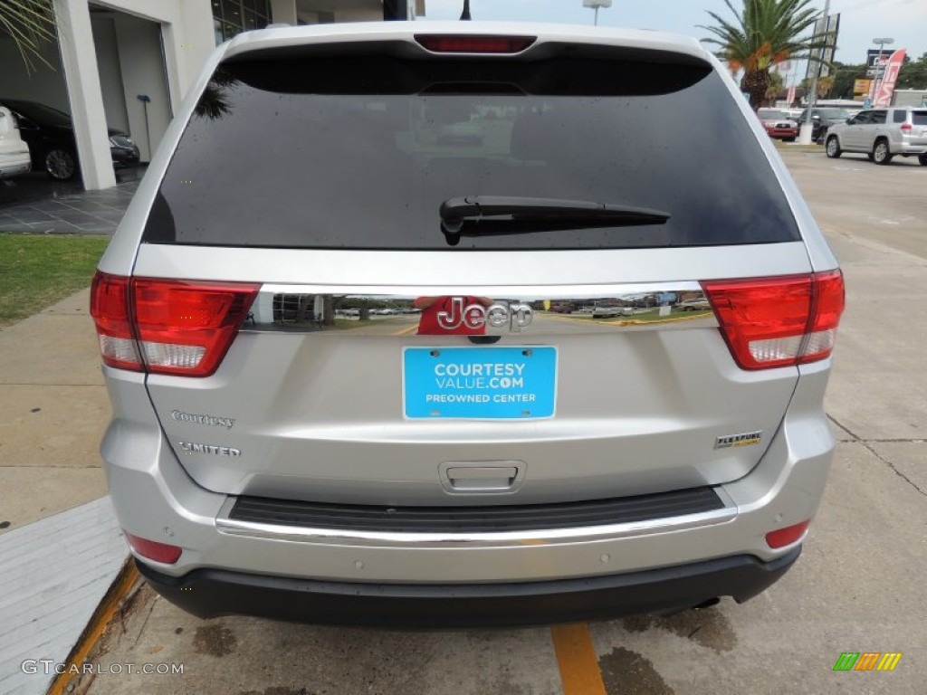 2013 Grand Cherokee Limited - Bright Silver Metallic / Black photo #3