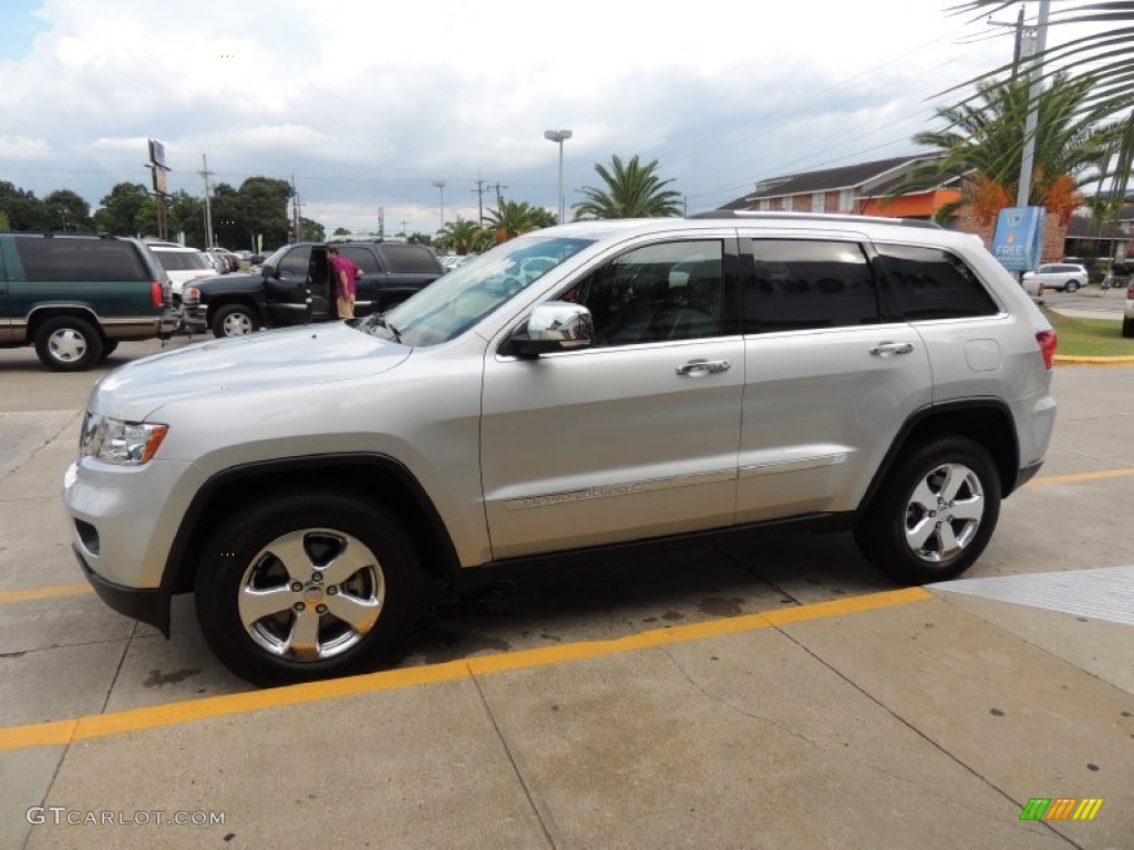 2013 Grand Cherokee Limited - Bright Silver Metallic / Black photo #5