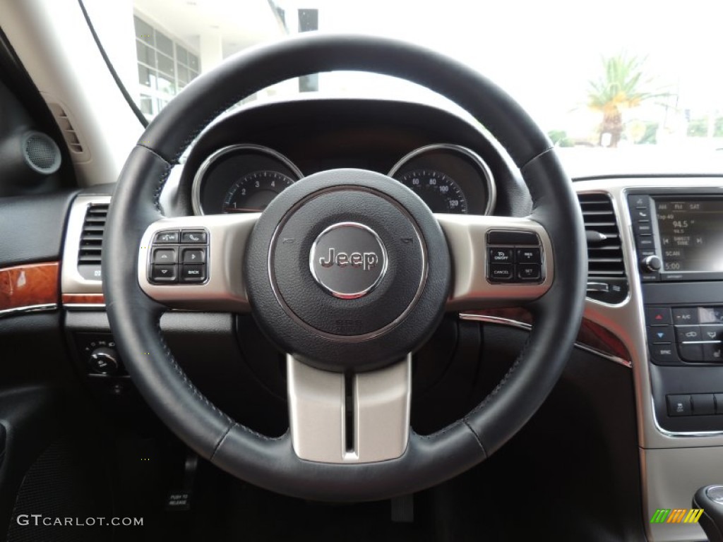 2013 Grand Cherokee Limited - Bright Silver Metallic / Black photo #16