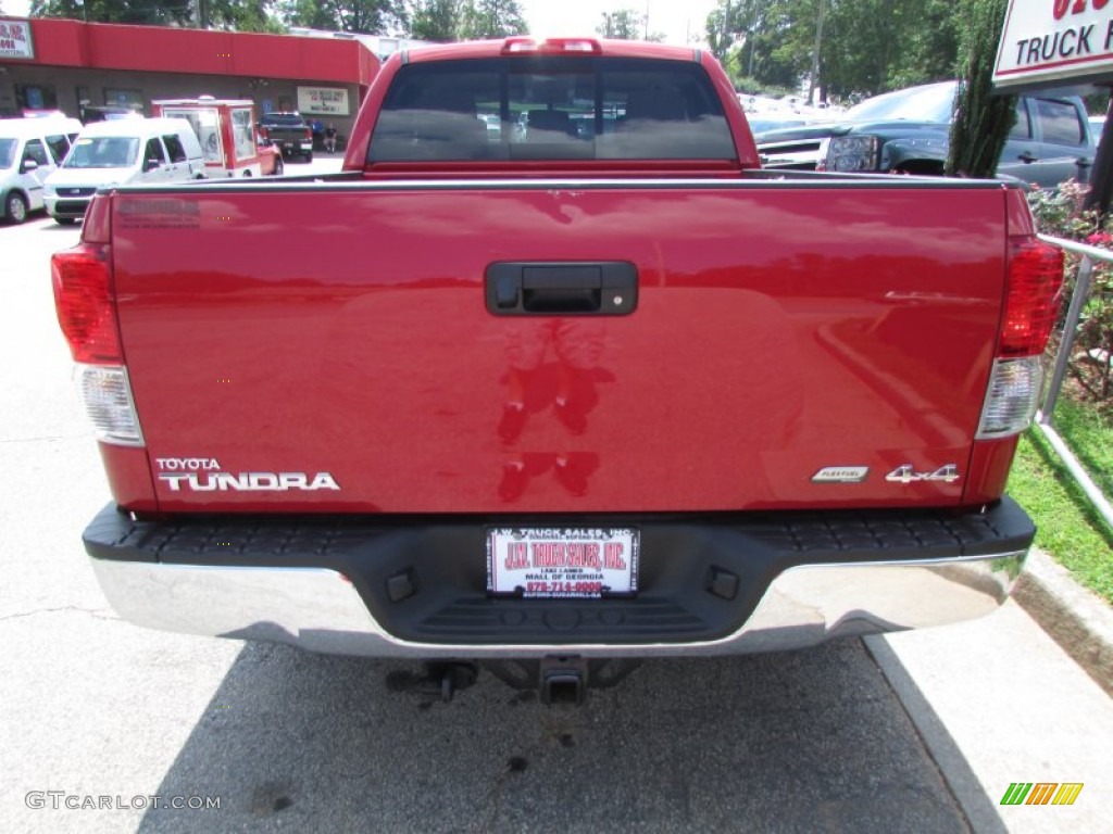 2013 Tundra SR5 Double Cab 4x4 - Radiant Red / Sand Beige photo #6