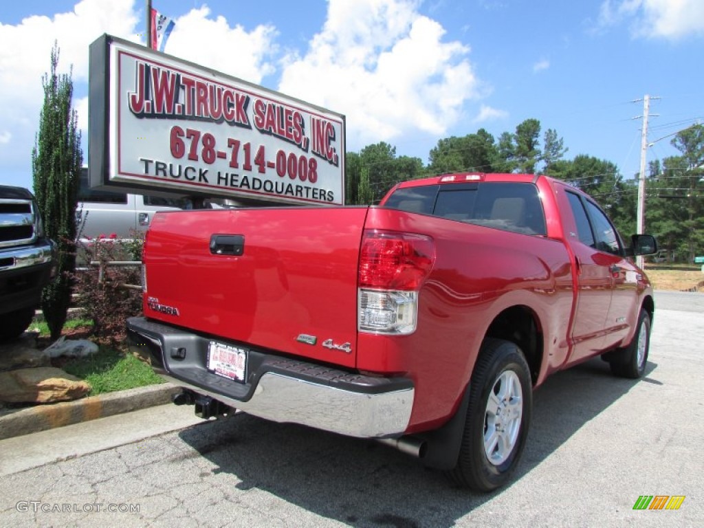 2013 Tundra SR5 Double Cab 4x4 - Radiant Red / Sand Beige photo #7