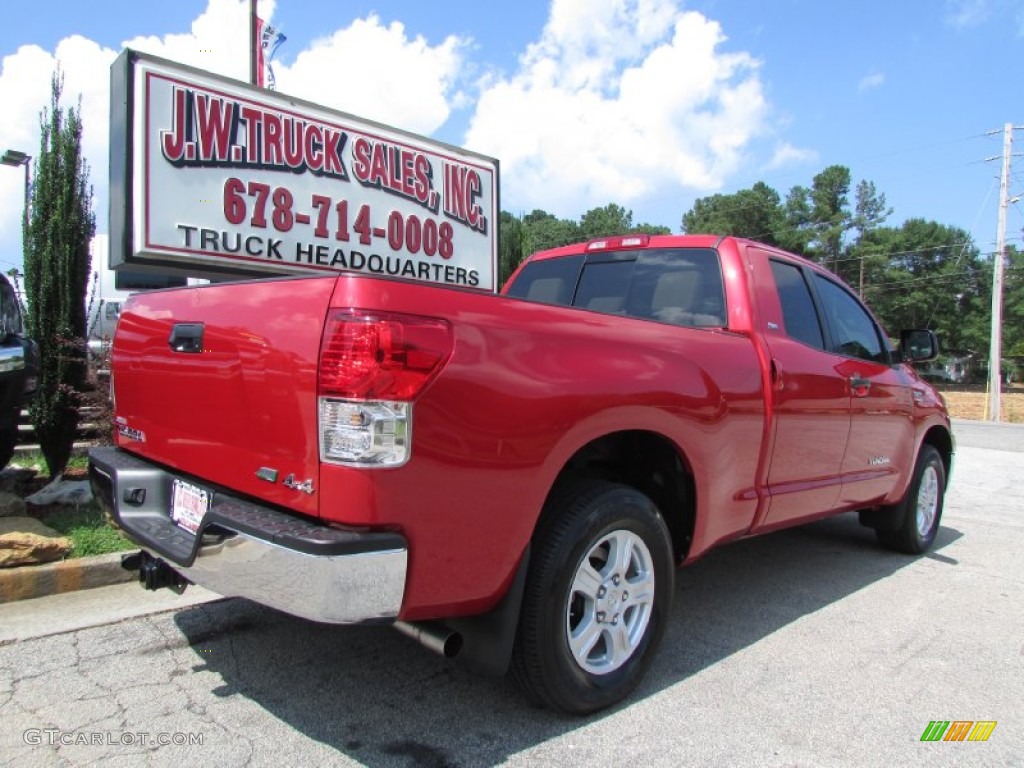 2013 Tundra SR5 Double Cab 4x4 - Radiant Red / Sand Beige photo #8