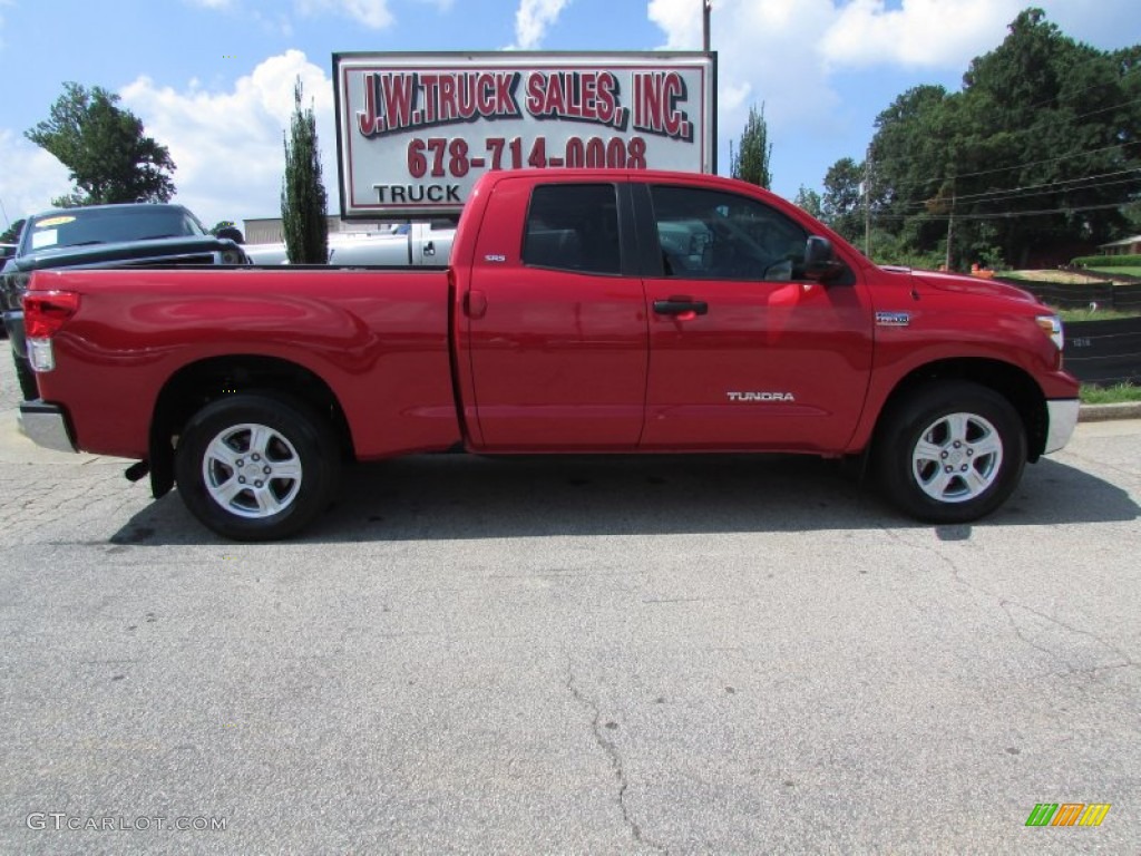 2013 Tundra SR5 Double Cab 4x4 - Radiant Red / Sand Beige photo #10