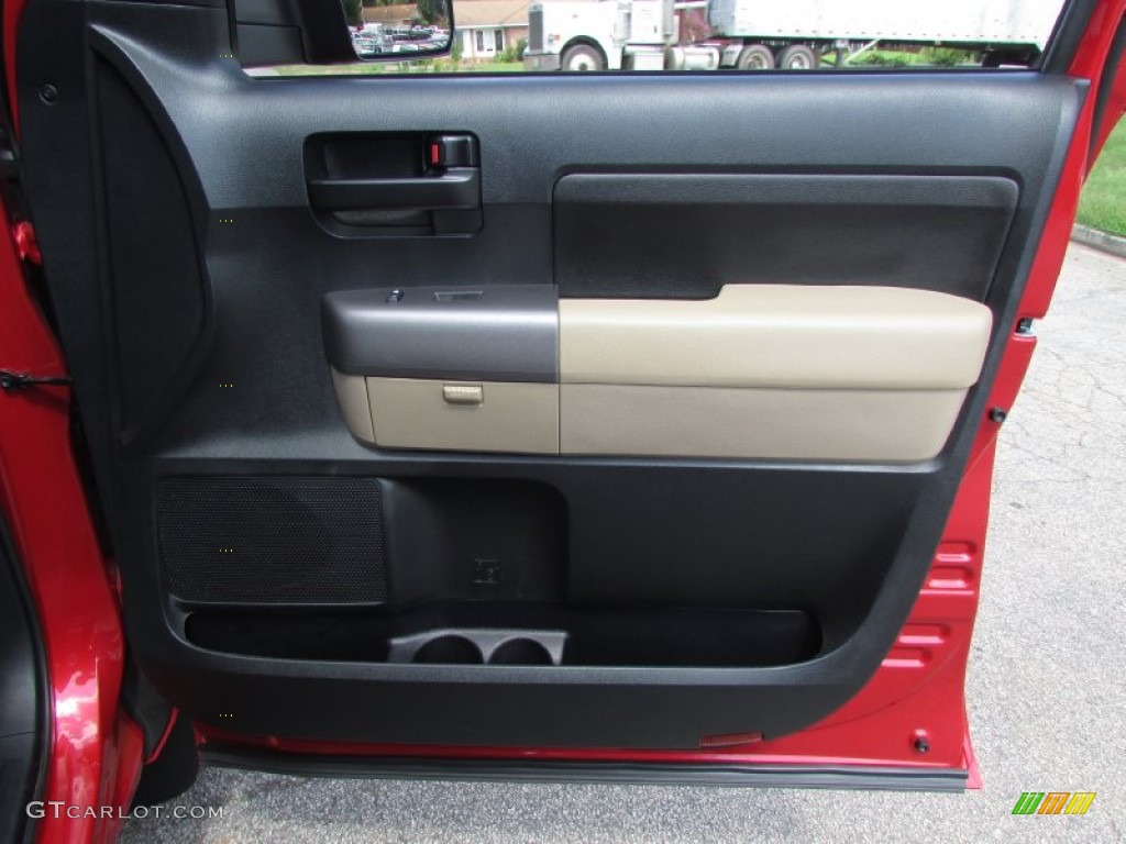 2013 Tundra SR5 Double Cab 4x4 - Radiant Red / Sand Beige photo #45