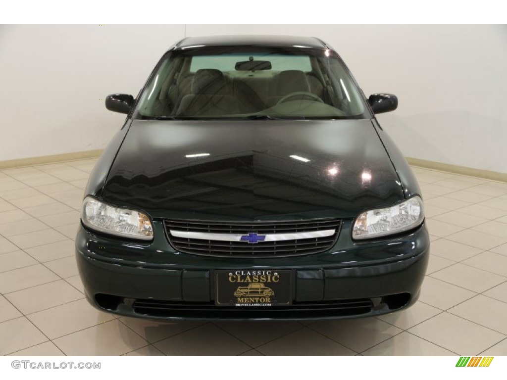 2003 Malibu Sedan - Medium Forest Green Metallic / Neutral Beige photo #2