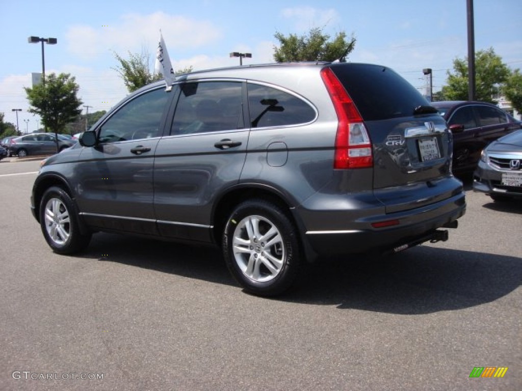 2011 CR-V EX - Polished Metal Metallic / Black photo #3