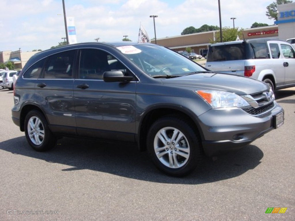 2011 CR-V EX - Polished Metal Metallic / Black photo #7