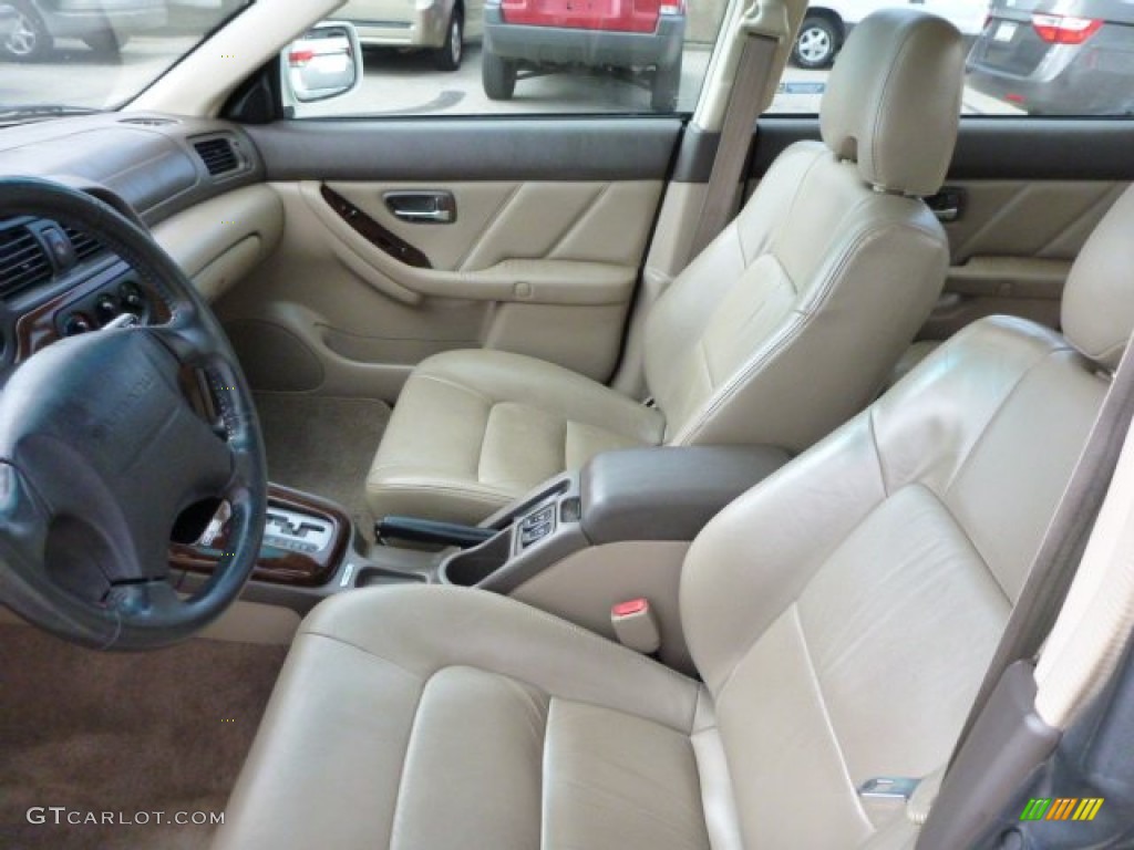 Beige Interior 2001 Subaru Outback Limited Sedan Photo #85276454