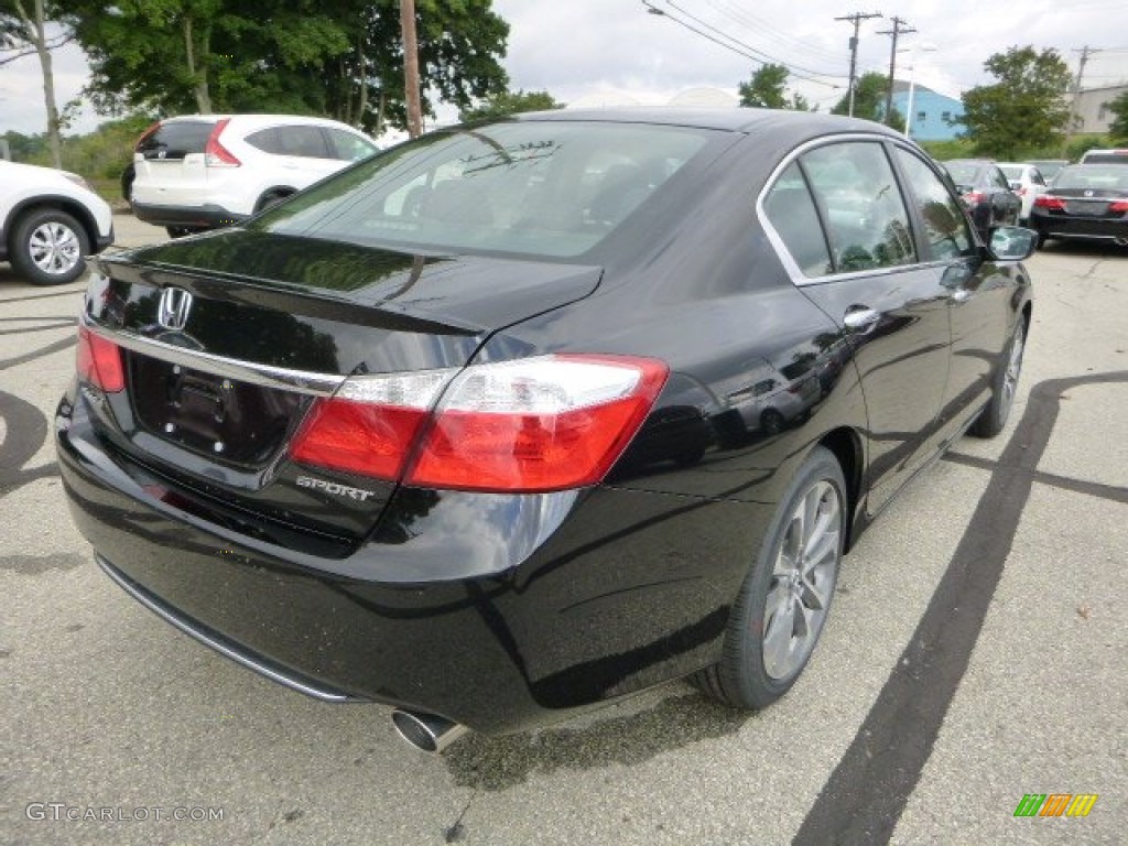 Crystal Black Pearl 2014 Honda Accord Sport Sedan Exterior Photo #85276736