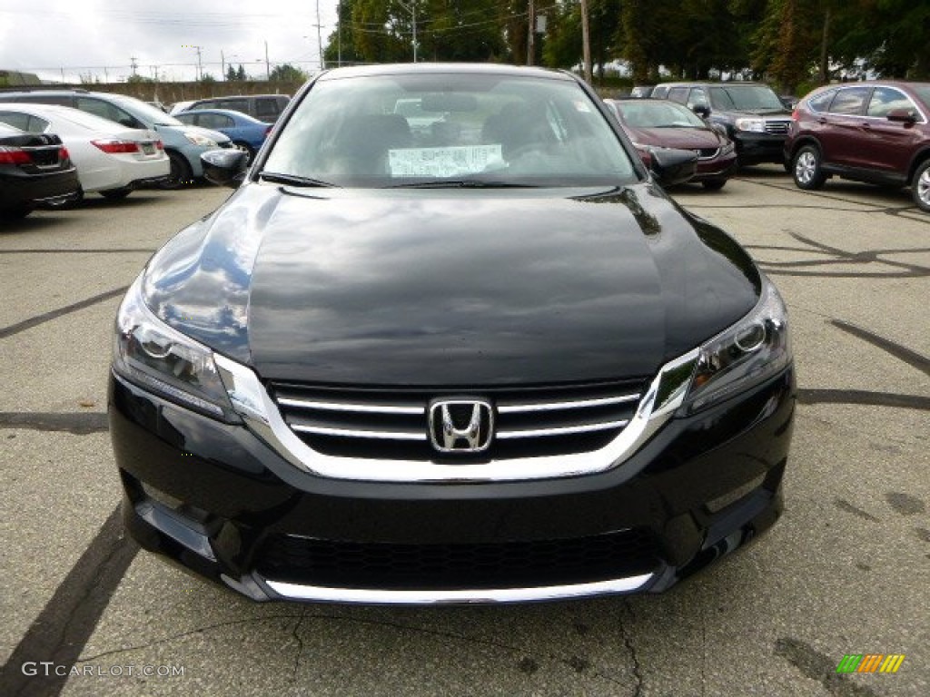 2014 Accord Sport Sedan - Crystal Black Pearl / Black photo #8