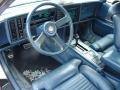 1989 Buick Reatta Blue Interior Prime Interior Photo
