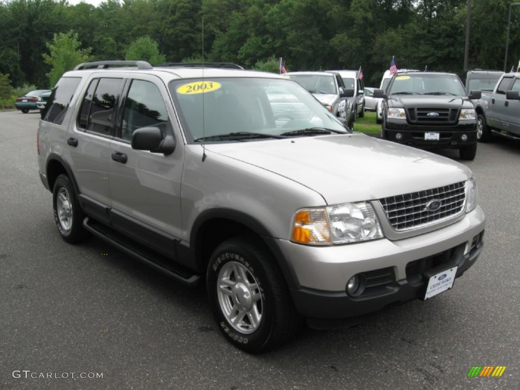 Silver Birch Metallic Ford Explorer