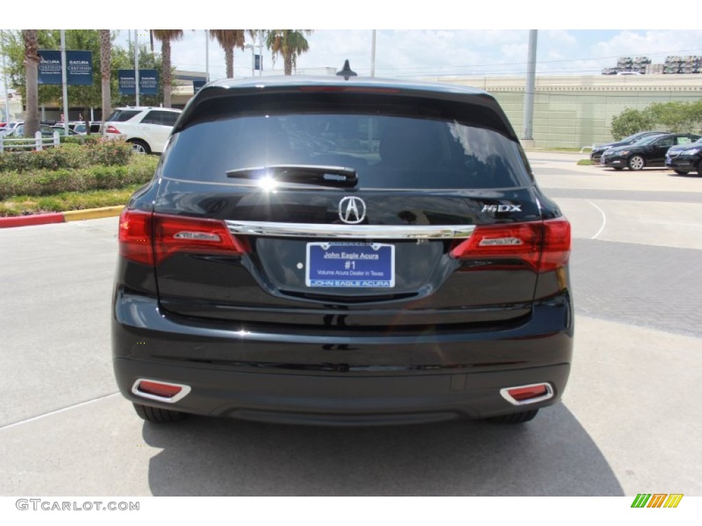 2014 MDX  - Crystal Black Pearl / Parchment photo #6