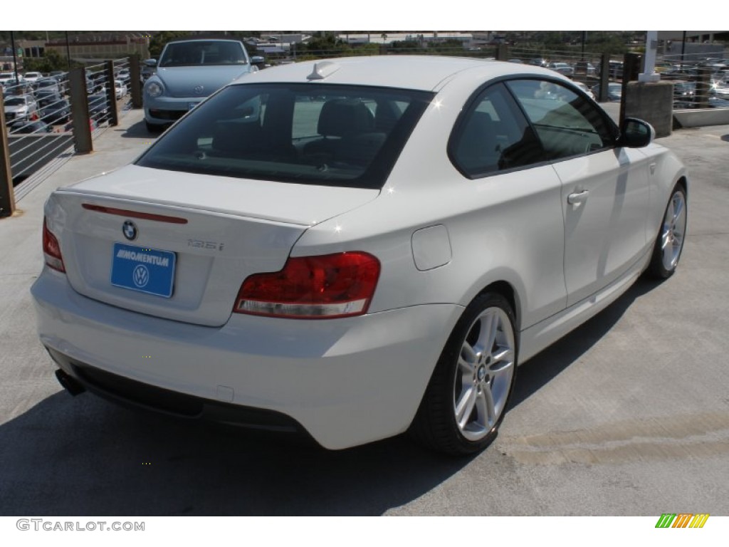 2013 1 Series 135i Coupe - Alpine White / Black photo #9
