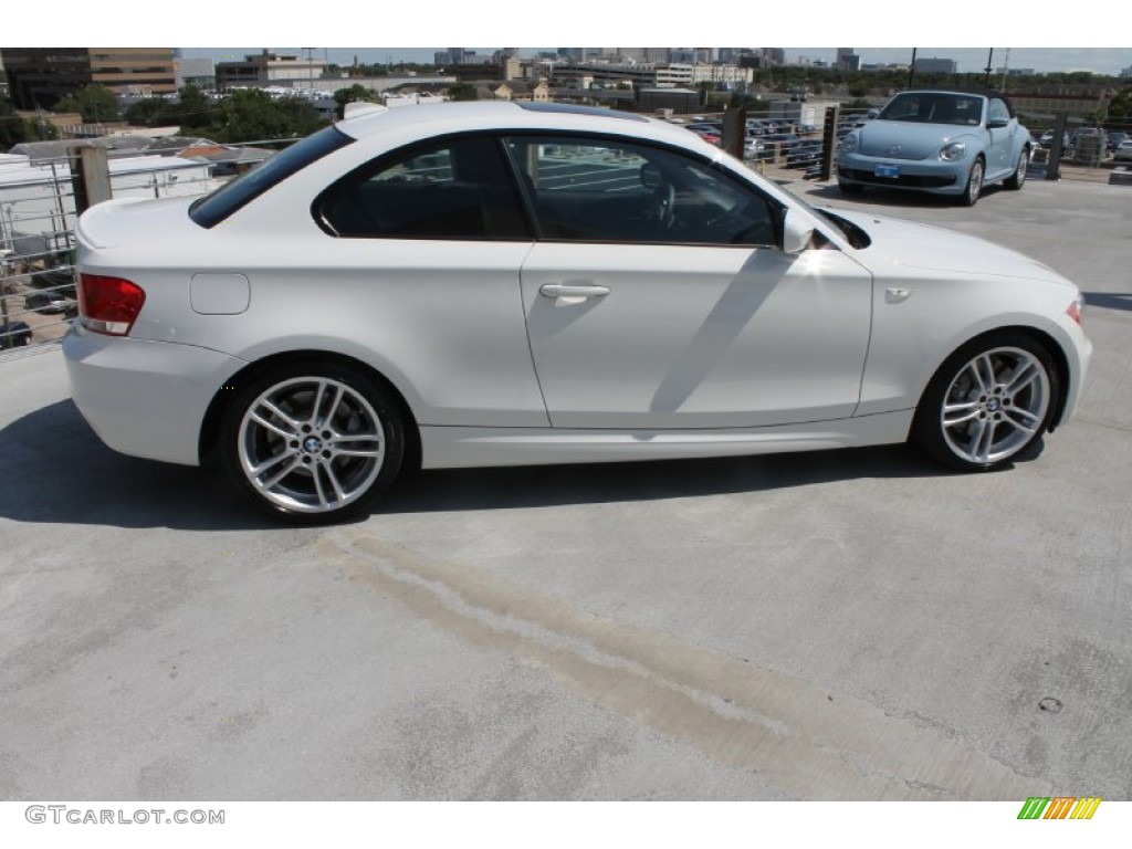 Alpine White 2013 BMW 1 Series 135i Coupe Exterior Photo #85278012