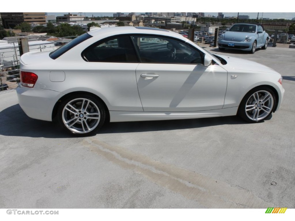 2013 1 Series 135i Coupe - Alpine White / Black photo #11