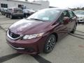 2013 Crimson Red Pearl Honda Civic EX Sedan  photo #7