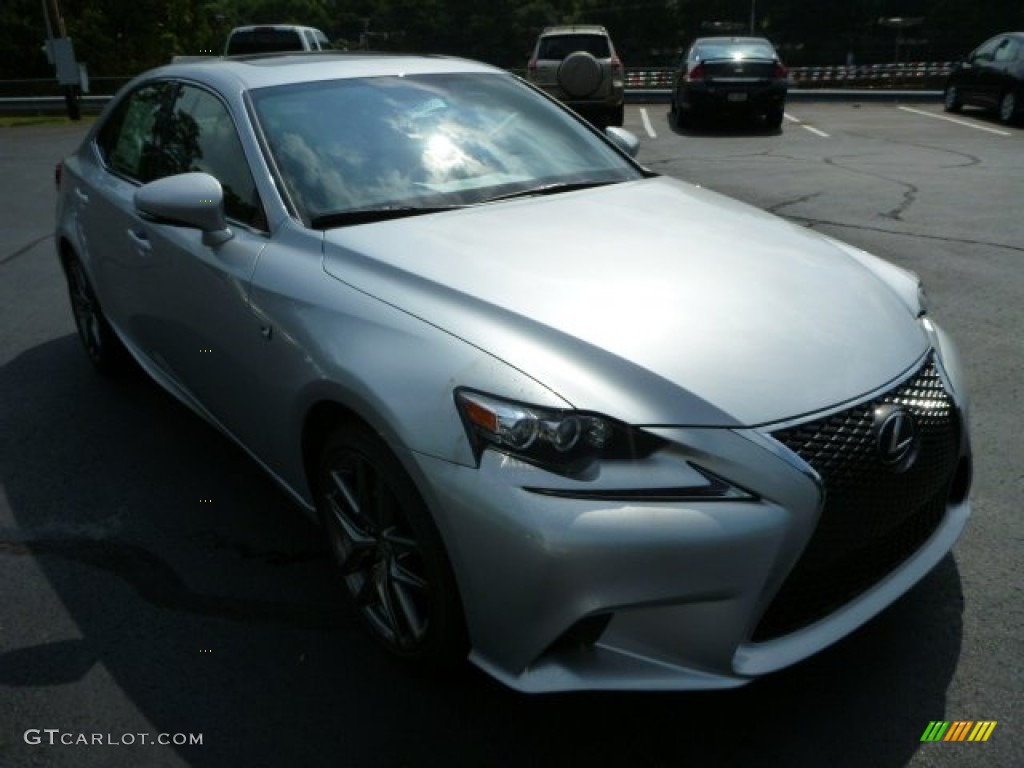 2014 IS 250 F Sport AWD - Silver Lining Metallic / Black photo #6